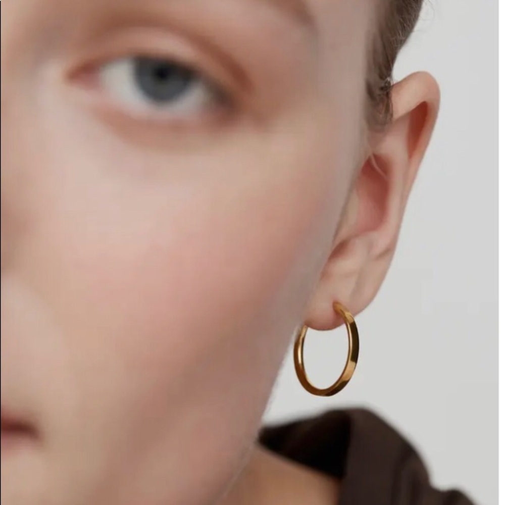 Monica Vinader Essential Small Hoop earrings